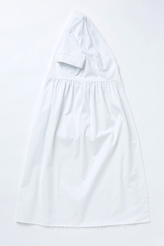 WHITE DENIM DRESS