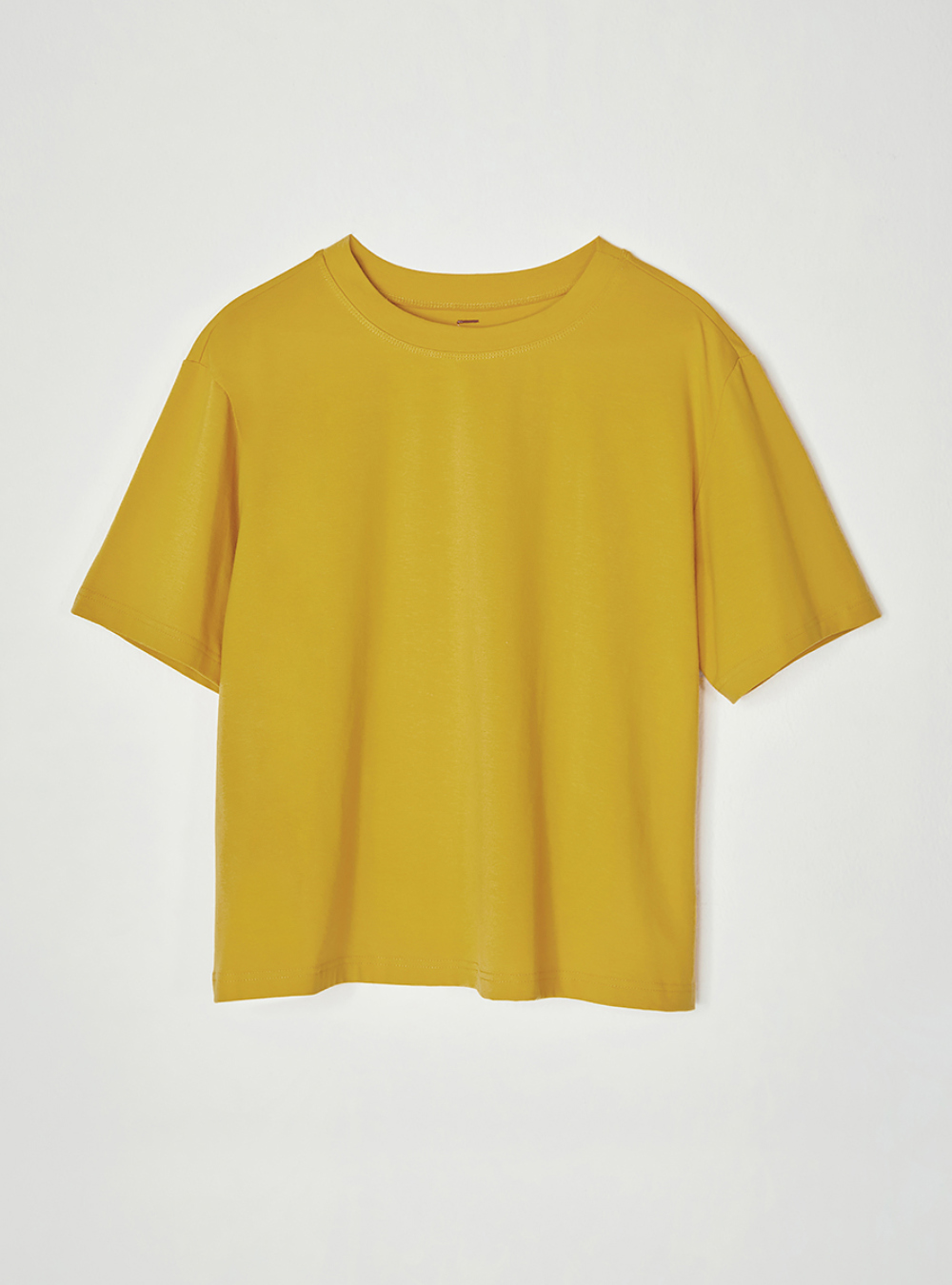 반팔 티셔츠 옐로우 색상 이미지-S1L14