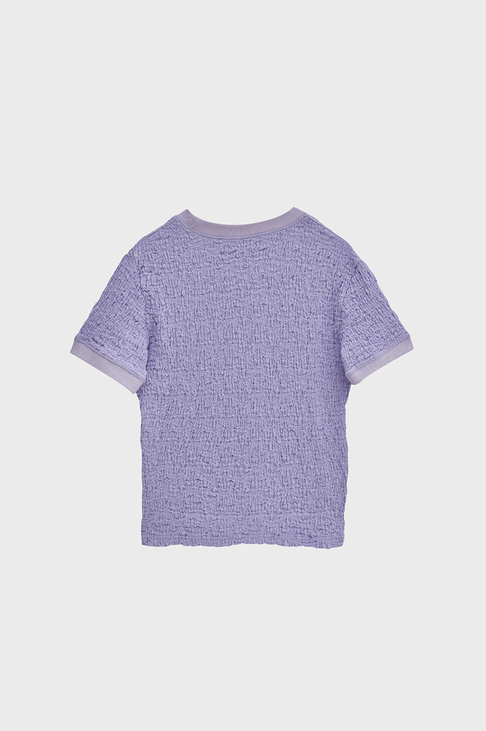 반팔 티셔츠 라벤더 색상 이미지-S1L11
