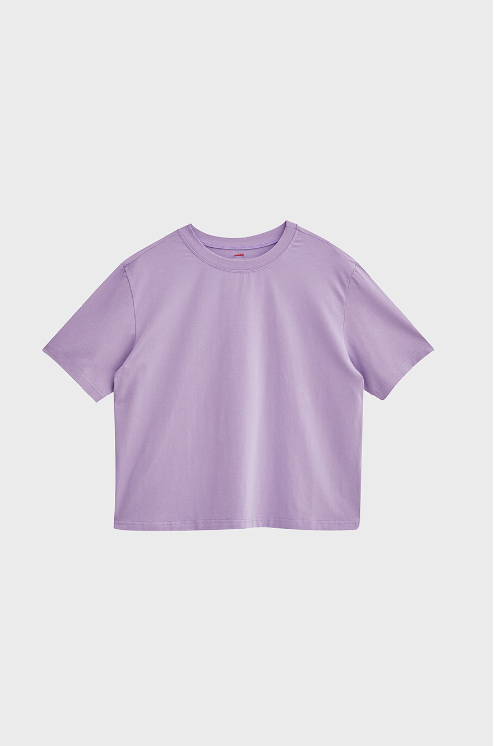 반팔 티셔츠 라벤더 색상 이미지-S1L11